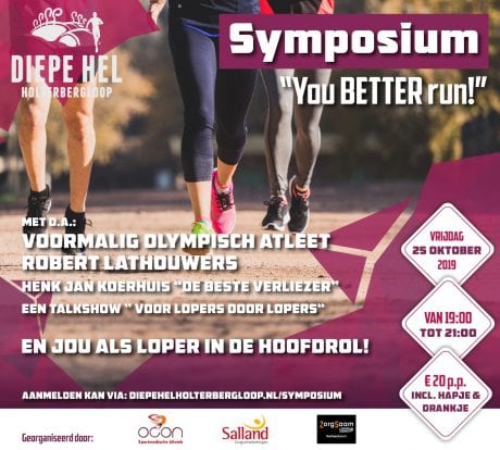 Hardloopsymposium ‘You Better Run’